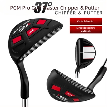 Putter de golf PGM pentru bărbați și femei, cu direcție controlabilă pentru crose de golf, cu linie de țintire, groapă de nisip/bară de săpat
