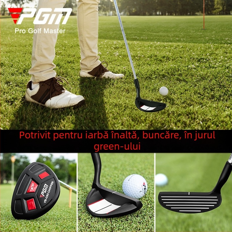 Putter de golf PGM pentru bărbați și femei, cu direcție controlabilă pentru crose de golf, cu linie de țintire, groapă de nisip/bară de săpat