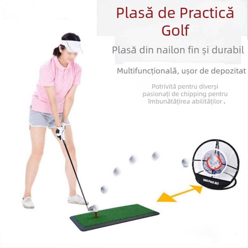 Plasă de antrenament pliabilă portabilă pentru tijă de golf, cu trei straturi, pentru depozitare, NetEase, vânzare transfrontalieră, plasă de antrenament pentru tijă de golf