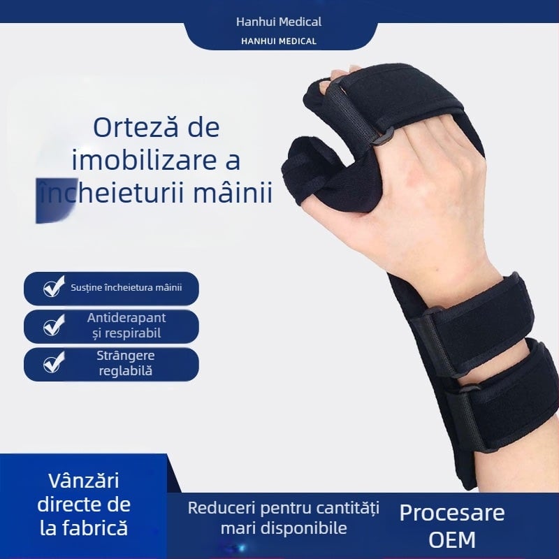 Orteză de fixare a fracturilor de mână Entorsă pentru încheietura mâinii carpiană Protecție pentru fracturi Fixare pentru reabilitare postoperatorie Protecție pentru palmă