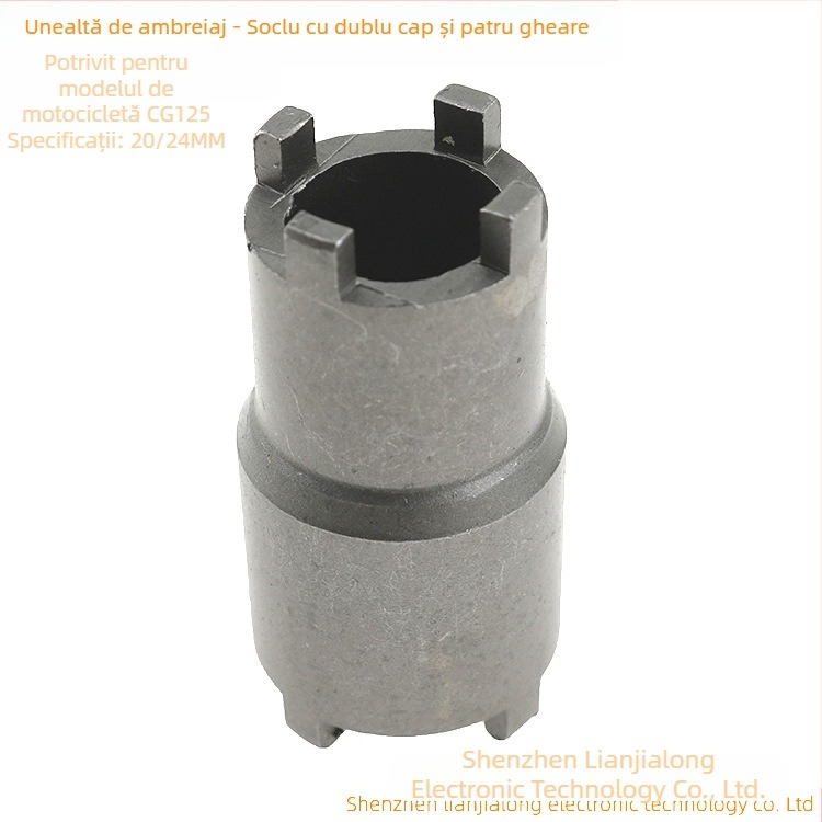 Instrument de reparare a motocicletelor GY6 50 CG125 JH70, instrument de îndepărtare a capacului piuliței discului de ambreiaj cu două capete