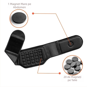 Centură magnetică puternică pentru produse de vârstă mijlocie și vârstnici, placă de talie, încălzire pentru talie și abdomen, placă de oțel pentru susținerea taliei, centură de susținere a taliei