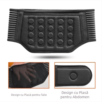 Centură magnetică puternică pentru produse de vârstă mijlocie și vârstnici, placă de talie, încălzire pentru talie și abdomen, placă de oțel pentru susținerea taliei, centură de susținere a taliei