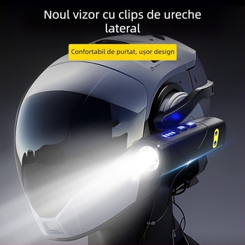 2025 Lanternă frontală cu senzor de lumină puternică ultra-luminoasă, pentru pescuit nocturn în aer liber și alpinism, lanternă LED multifuncțională detașabilă, agățată de urechi