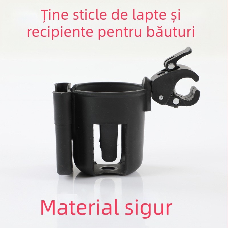 Suport pentru bidon pentru cărucior pentru copii, accesorii pentru cărucior pentru copii, suport pentru bicicletă cu eliberare rapidă, suport pentru pahar de apă