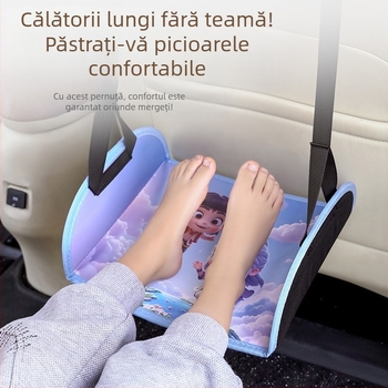 Odihnă pentru picioare pentru bancheta din spate a mașinii, odihnă pentru copii și adulți, odihnă pe distanțe lungi, pedală de călătorie, mașină autonomă, odihnă pentru afaceri, artefact