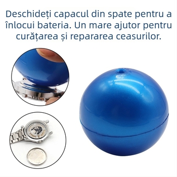 Deschizător de ceas cu bilă de cauciuc, instrument de reparare a ceasurilor, capac rotativ cu spate, deschizător de ceas, bilă de cauciuc, capac de ceas fără sudură