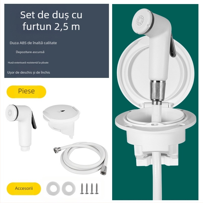 Duză de duș mini pentru iaht, economisire a apei, duș sub presiune, accesorii modificate pentru exterior, duză ABS
