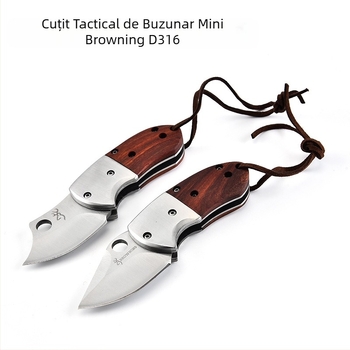 Cuțit pliabil din oțel inoxidabil direct din fabrică Browning D316 cuțit mini cu armură mică cuțit tactic cu lamă de tăiere