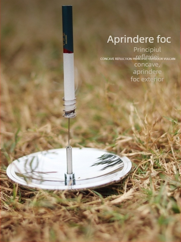 Aprinzător solar în aer liber, alpinism, camping, supraviețuire, depozitare portabilă, aragaz solar, brichetă, foc