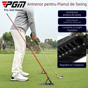 Dispozitiv de antrenament pentru swing de golf PGM, bară de reglare a unghiului, corector de postură, indicator de direcție, echipament auxiliar