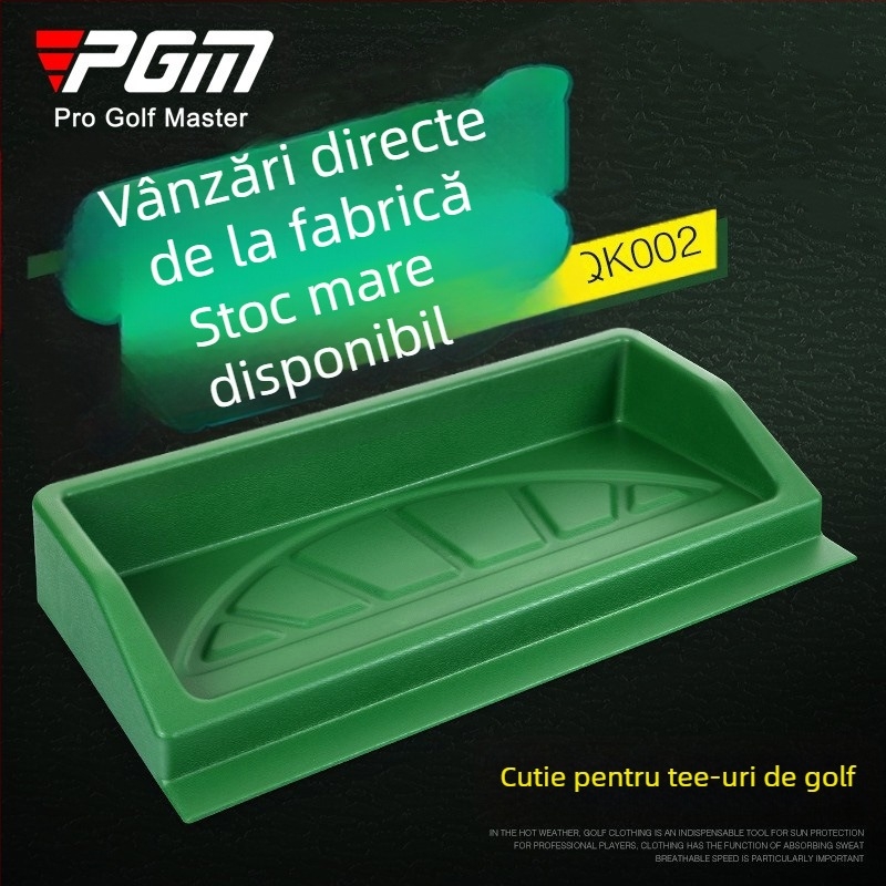 Cutie de servire PGM Golf, poate conține 100 de bile, farfurie de servire din plastic de înaltă rezistență, consumabile pentru depozitarea terenului de antrenament