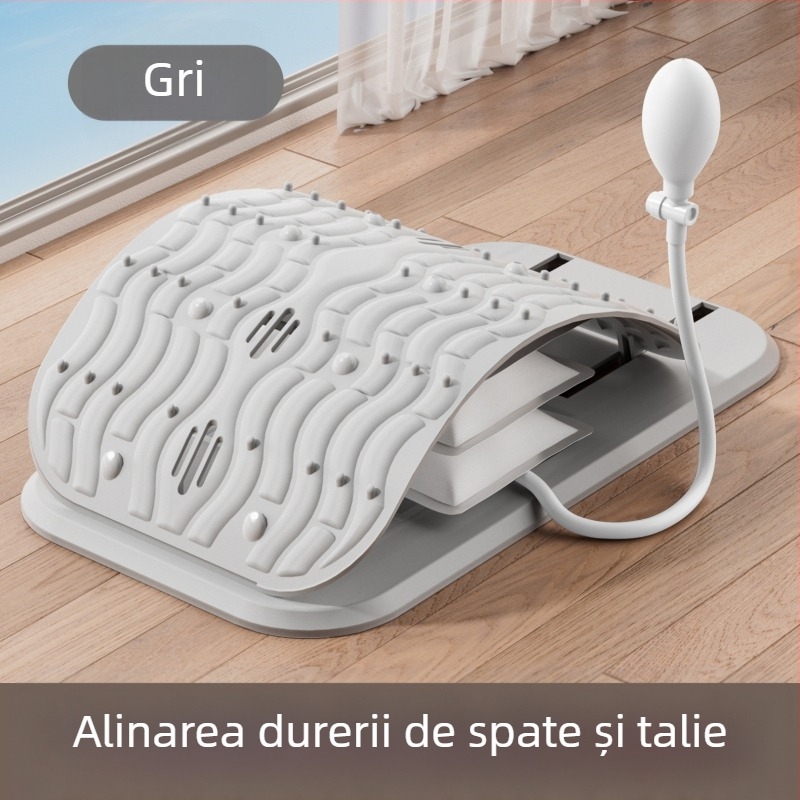 Suport lombar gonflabil, automat pentru ameliorarea lombară, instrument de exerciții pentru hernia de disc spinală, tracțiune, talie, întindere, suport