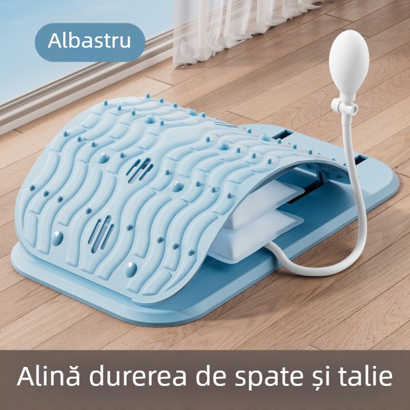 Suport lombar gonflabil, automat pentru ameliorarea lombară, instrument de exerciții pentru hernia de disc spinală, tracțiune, talie, întindere, suport