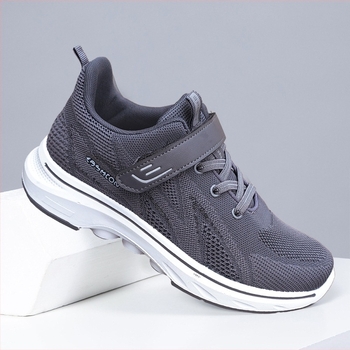 Pantofi de primăvară pentru bărbați, din pânză Beijing, respirabili, pentru bărbați, pantofi de mers pe jos, din poliuretan, pentru părinți