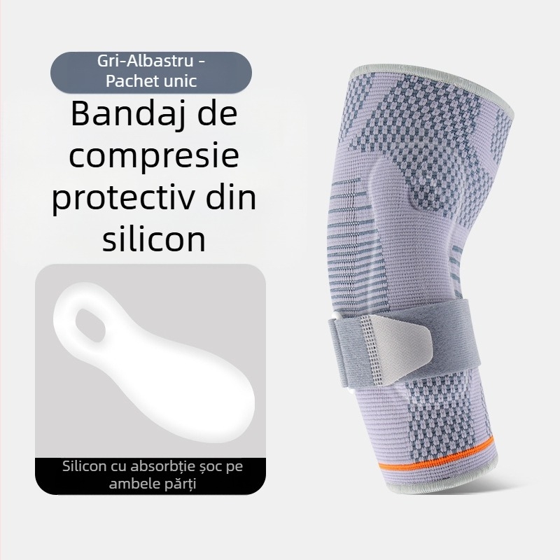 Suport de cot presurizat din silicon țesut 3D pentru tenis și baschet, protecție pentru întindere, suport reglabil pentru cot și echipament de protecție pentru reducerea încărcăturii
