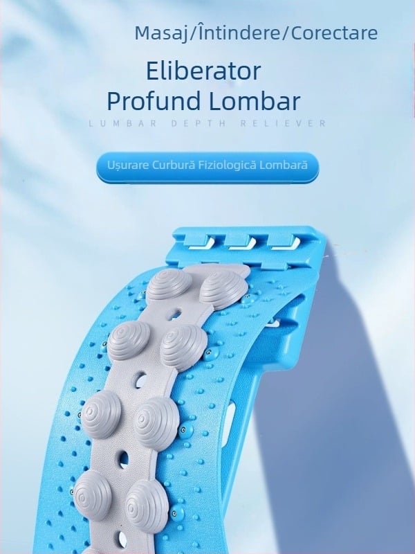 Masaj lombar pentru întindere, umăr subțire, spate subțire, yoga, corecție a coloanei vertebrale, masaj de relaxare pentru cocoșat, suport pentru talie