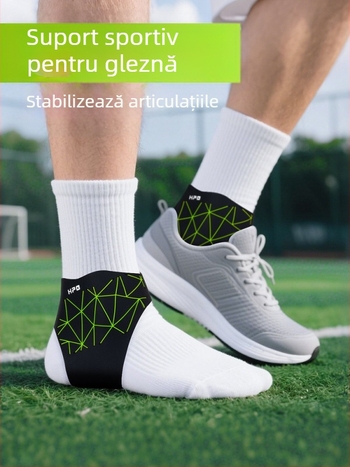 Orteze de gleznă din silicon, spălate cu lipici, orteze de gleznă anti-entorsă cu presiune puternică, orteze de gleznă pentru baschet, fotbal, alergare