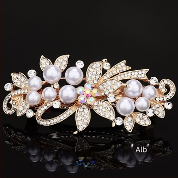 Agrafe de păr cu stras pentru femei, spatele capului, părul mamei, accesorii de păr, mare la modă, cu primăvară, clipuri de păr, accesorii de păr cu perle, clipuri de top, clipuri orizontale