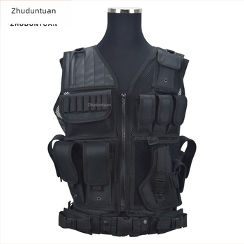 Vestă tactică transfrontalieră populară 047, vestă cu plasă, respirabilă, rezistentă la uzură, echipament de protecție pentru antrenament în aer liber