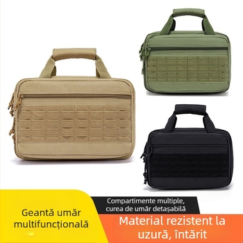 Geantă de mână multifuncțională impermeabilă în aer liber, geantă de mână militară, sport casual, geantă crossbody, geantă de depozitare, geantă tactică pentru pistol