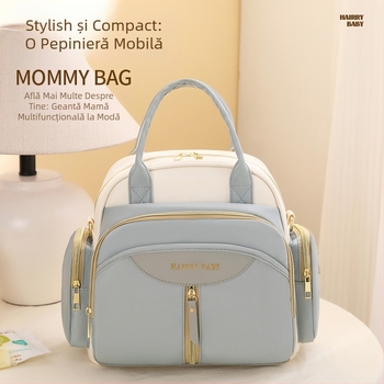 Geantă multifuncțională pentru mămici 2025, rucsac nou de mare capacitate, poate fi purtat cross-body, geantă pentru bebeluși, geantă pentru mamă și bebeluș
