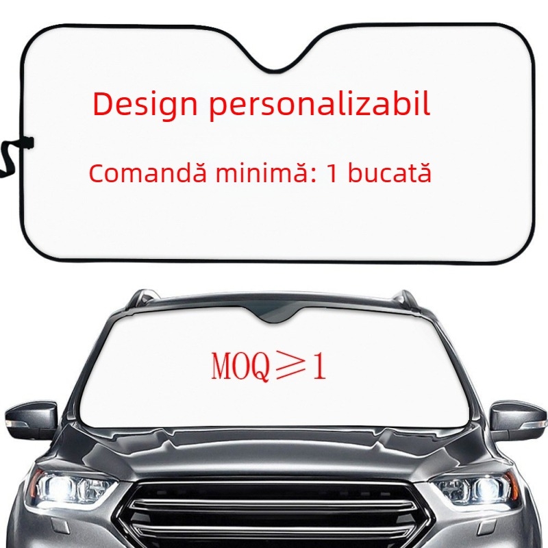 Parasolar transfrontalier Amazon cu animale amuzante, raton, pentru parbriz, izolație solară, livrare dintr-o singură piesă