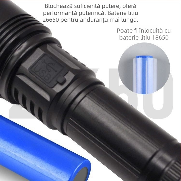 Lanternă cu lumină violetă de mare putere 20w, en-gros, oglindă neagră UV, fluorescență pentru bijuterii, detectare anti-contrafacere, lumină violetă 365nm, în stoc