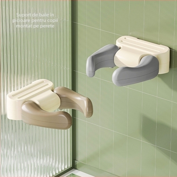 Suport de baie pentru bebeluși, suport pentru cadă de baie pentru sugari, suport auxiliar pentru copii, artefact de fixare pentru spălarea fundului și duș