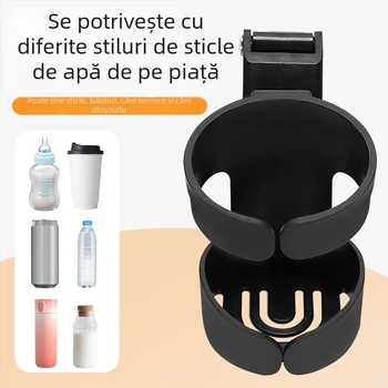 Suport pentru sticle de apă pentru cărucior pentru copii, suport pentru telefon mobil, accesorii auto pentru copii, suport pentru bicicletă cu eliberare rapidă, suport pentru pahar de apă