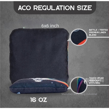 2025 Transfrontaliere Amazon Popular American Sandbag Corn Hole Bag Throwing Game Bag Throwing Sandbag Game Bean Bag Square