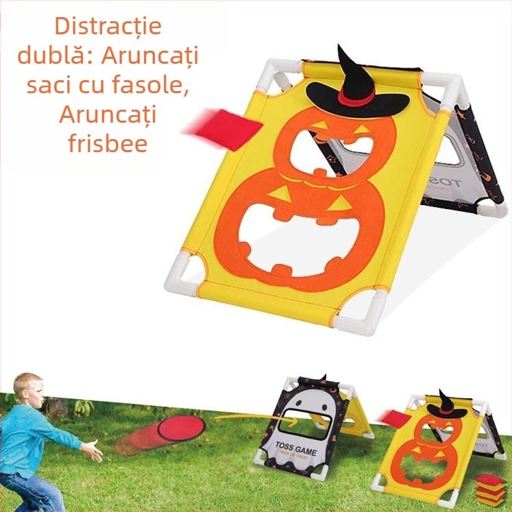 Sac de nisip pentru copii, frisbee, joc două-în-unu, tablă de nisip, antrenament senzorial, recuzită de joc pentru picnic părinte-copil, țintă de frisbee