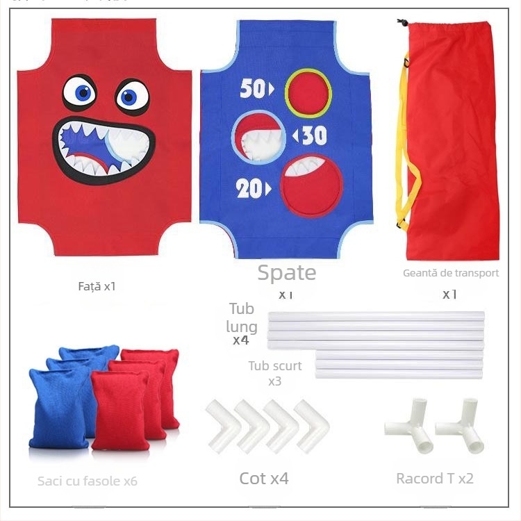 Sac de nisip pentru copii, frisbee, joc două-în-unu, tablă de nisip, antrenament senzorial, recuzită de joc pentru picnic părinte-copil, țintă de frisbee