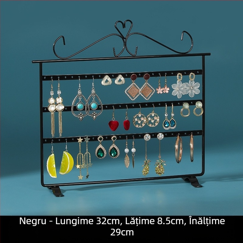 Cercei Display Rack Metal Bijuterii Rack Mare Capacitate Ureche Nail Rack Ureche Clip Bijuterii Depozitare Rack Display Rack Stand Recuzită