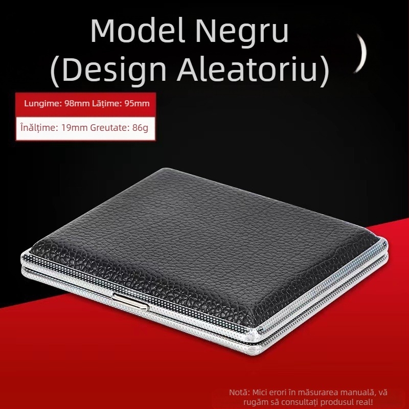 Cutie de țigări populară de înaltă calitate, cu două fețe și incrustații de diamante, cutie de țigări luxoasă, creativă și personalizată cu strasuri, cutie de țigări portabilă transfrontalieră de înaltă calitate pentru femei