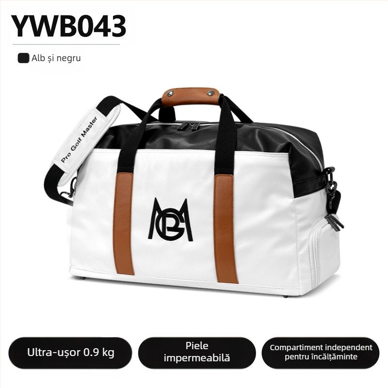 PGM Golf geantă de haine pentru bărbați și femei PU geantă de haine ușoară și impermeabilă pentru călătorii geantă de mână independentă pentru pantofi