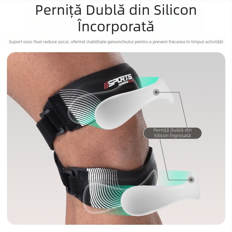 Sport compresie articulație rotula bandă în aer liber alergare fitness baschet genunchi protecție husă bărbați absorbție șocuri respirabil protecție husă femei