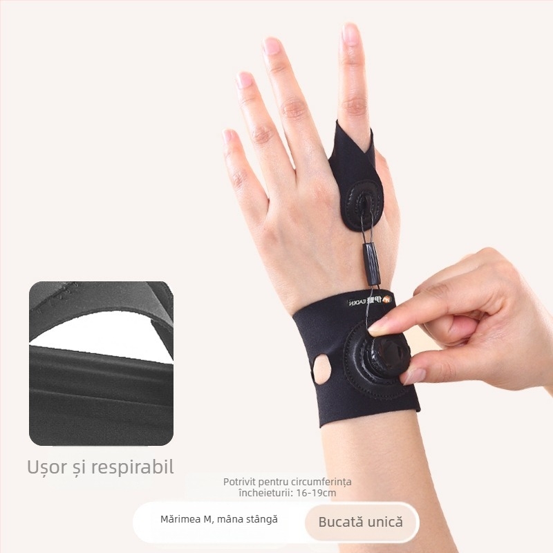 Orteză rotativă pentru degetul mare, teacă de tendon, fixator pentru deget, îndoire interioară, cataramă ortopedică pentru deget, manșon protector pentru articulația degetului