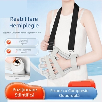 Orteză medicală pentru antrenamentul degetelor divizate, orteză pentru accident vascular cerebral, hemiplegie, suport pentru reabilitare, protector de reabilitare fixă cu deget, en-gros