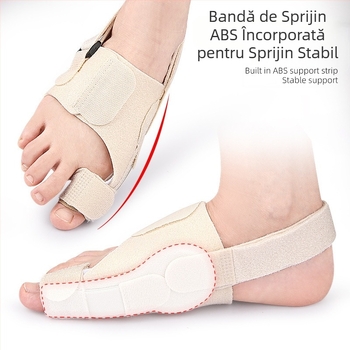 Centură de fixare a degetelor de la picioare, Valgus pentru degetul mare, Proeminență osoasă a piciorului mare, Separator de degete suprapuse, Protecție pentru picior cu tensiune reglabilă zi și noapte