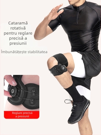 Centură de stabilizare a rotulei din silicon, protecție pentru genunchi pentru bărbați, coardă de sărit, alergare, accidentare, protecție specială confortabilă pentru femei