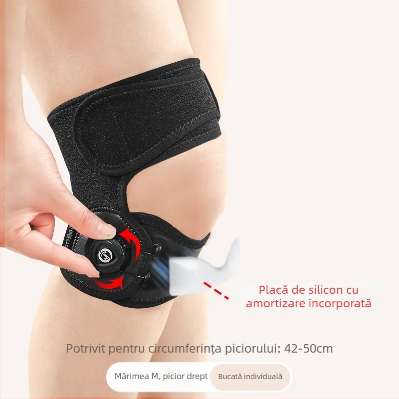 Centură de stabilizare a rotulei din silicon, protecție pentru genunchi pentru bărbați, coardă de sărit, alergare, accidentare, protecție specială confortabilă pentru femei