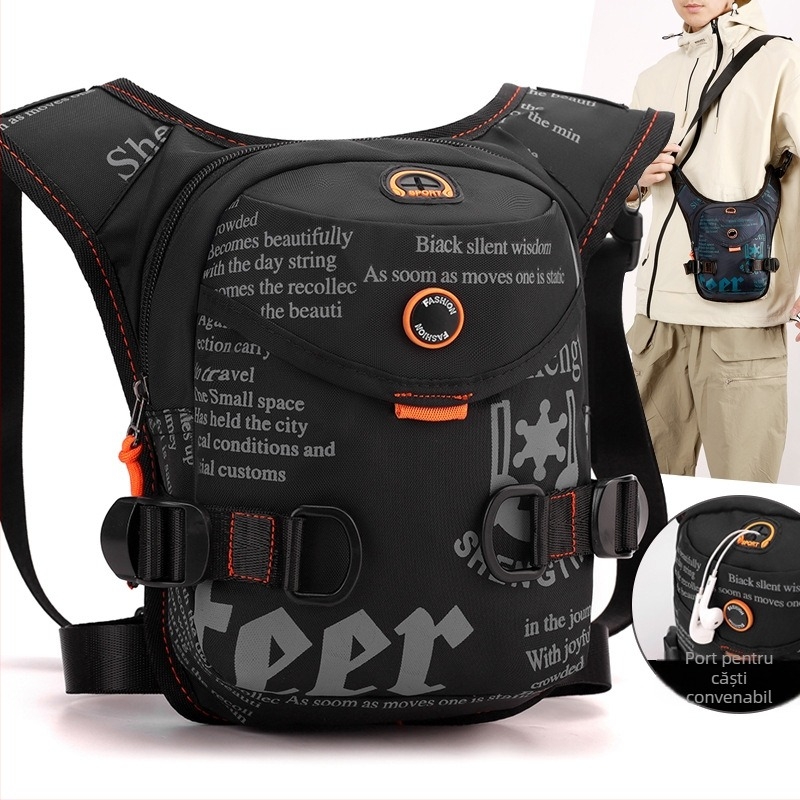 Geantă de talie multifuncțională pentru sporturi în aer liber transfrontalieră, geantă de fitness, geantă crossbody, geantă tactică Knight, la modă, pentru echitație, geantă de picior, geantă de umăr