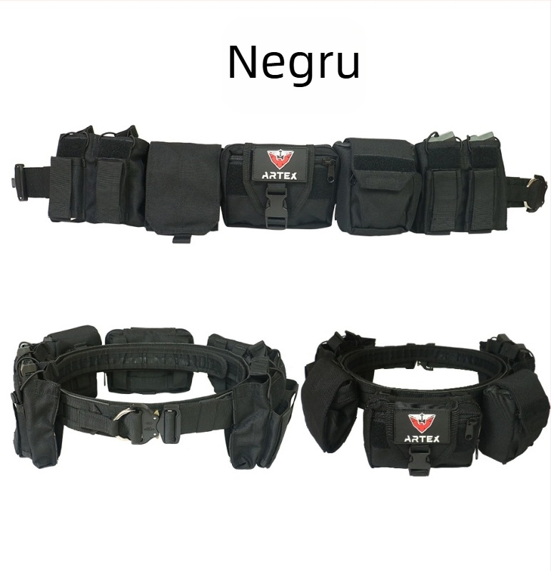 Set de centuri tactice Artexmolle, combinație multifuncțională, etanșare pentru talie, nailon, detașabil și reglabil, stil tactic