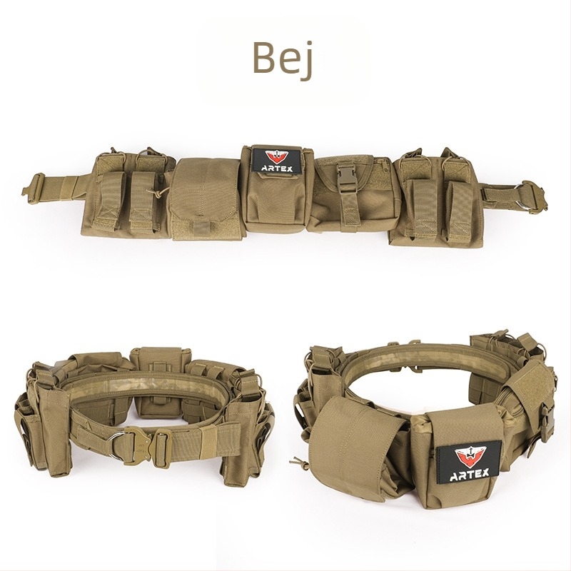 Set de centuri tactice Artexmolle, combinație multifuncțională, etanșare pentru talie, nailon, detașabil și reglabil, stil tactic