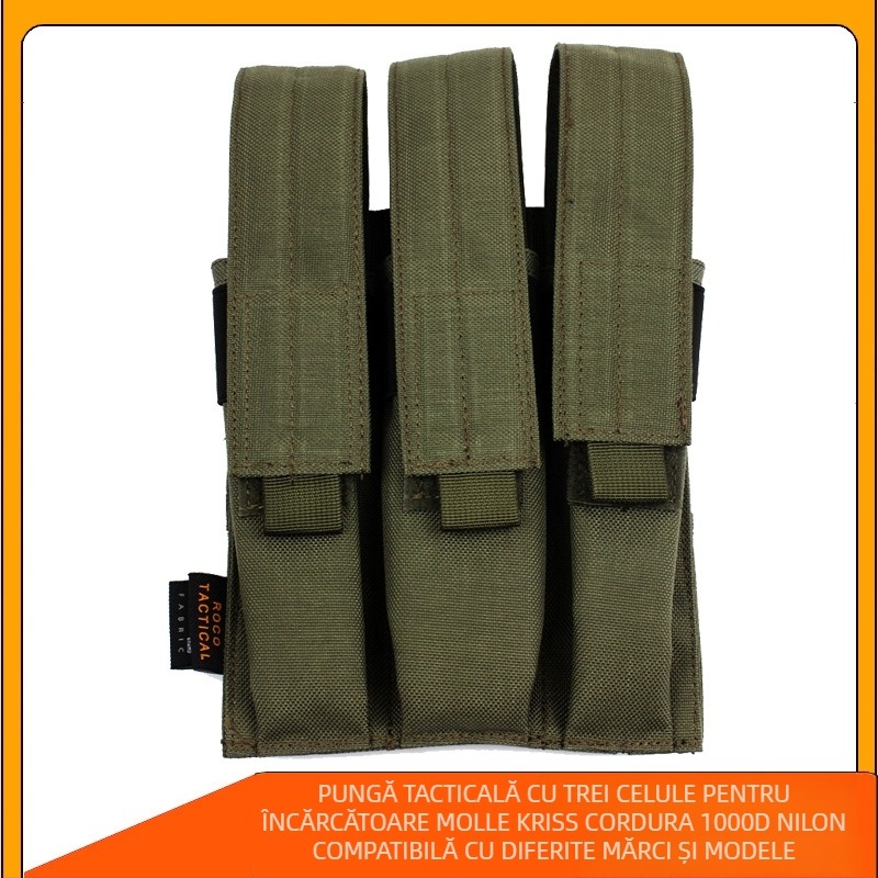 Geantă tactică triplă mp5 Dagger Vestă tactică Molle Vice Bag ARP9 Set de tragere rapidă