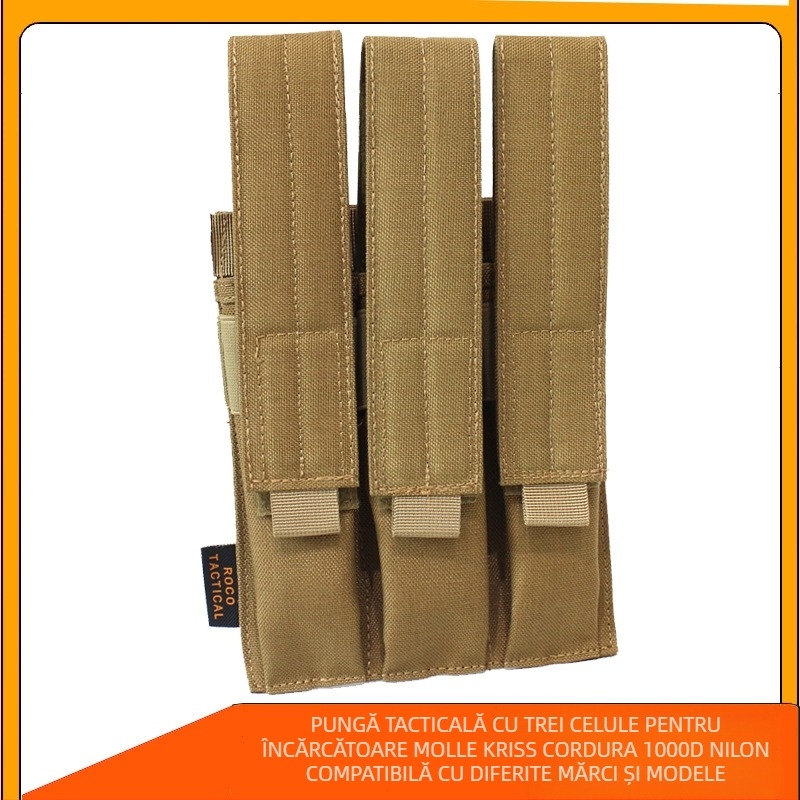 Geantă tactică triplă mp5 Dagger Vestă tactică Molle Vice Bag ARP9 Set de tragere rapidă