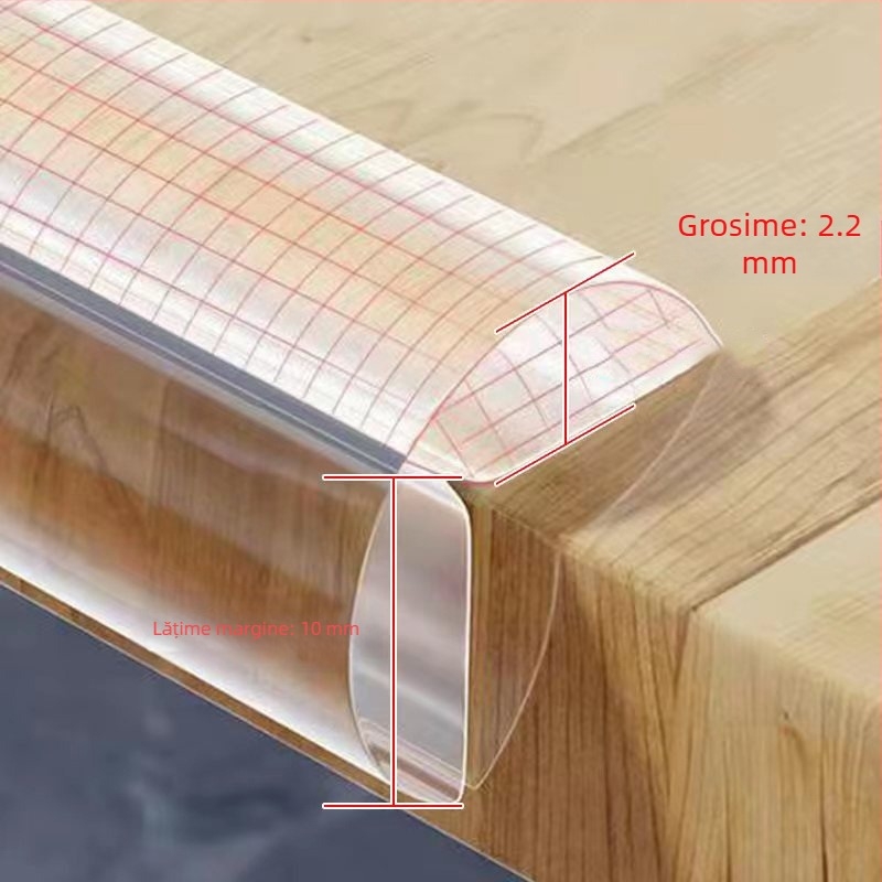 Bandă transparentă anti-coliziune bandă de protecție pentru marginea mesei, bandă de protecție pentru masă de cafea de uz casnic, pastă anti-coliziune pentru copii, bandă de protecție moale din silicon pentru bebeluși