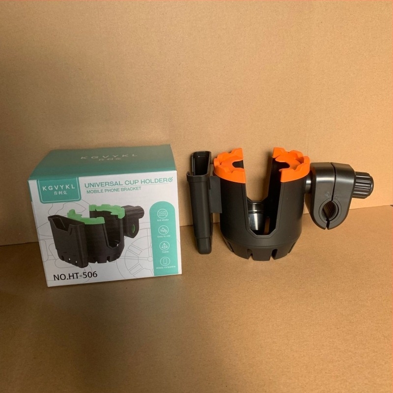 Suport pentru pahar de apă pentru mașină electrică două în unu, suport pentru sticla de apă pentru bicicletă, suport pentru baterie pentru ceai cu lapte pentru mașină, suport pentru telefon mobil, suport pentru pahar pentru bicicletă Nou