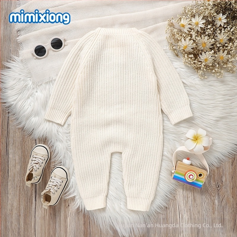 Costum brodat cu arici tricotat pentru bebeluși, de toamnă și de iarnă, INS, vânzare fierbinte